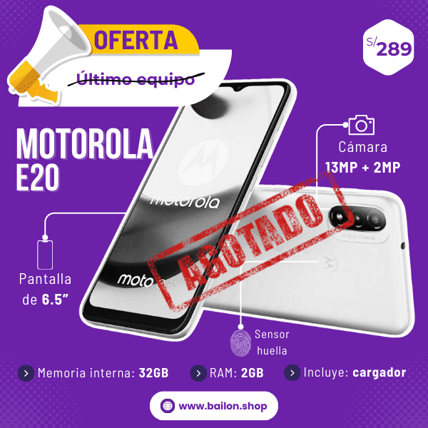 imagen de Motorola E20